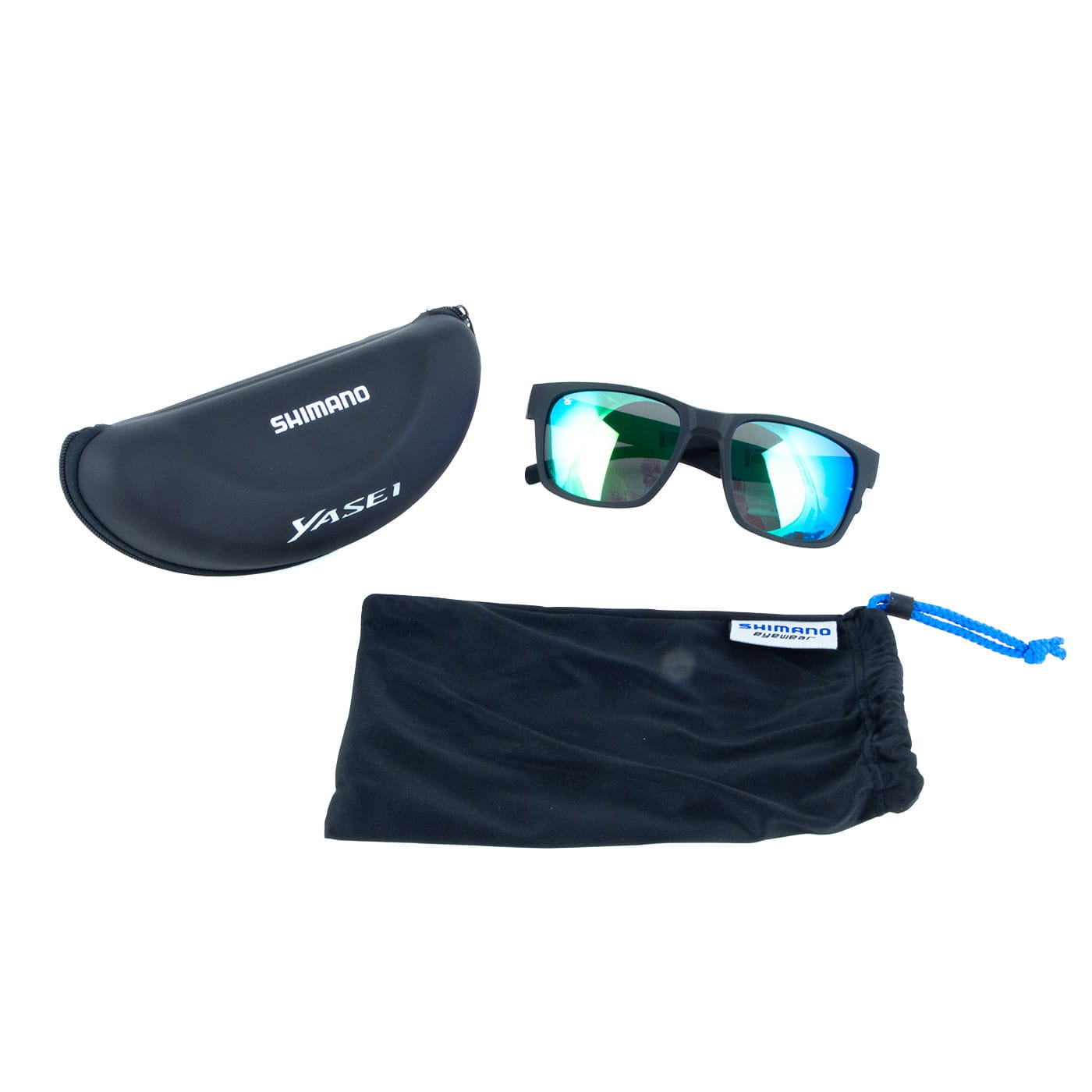 sunyasgr_sonnenbrille-yasei_package Sunglass Yasei Green Revo Package