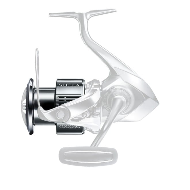 Shimano Ersatzspule Stella FK 4000M, Angelrute, Spinning Reel, Metall, Kurbel, Kugellager