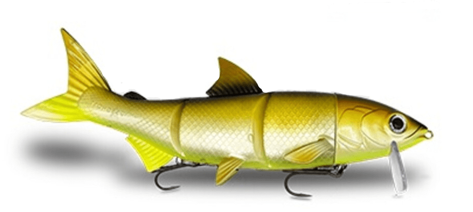 Angelhaken-Lorbeer?, Yellow lure, Gelb, Mehrteiliger Köder, Doppelhaken?