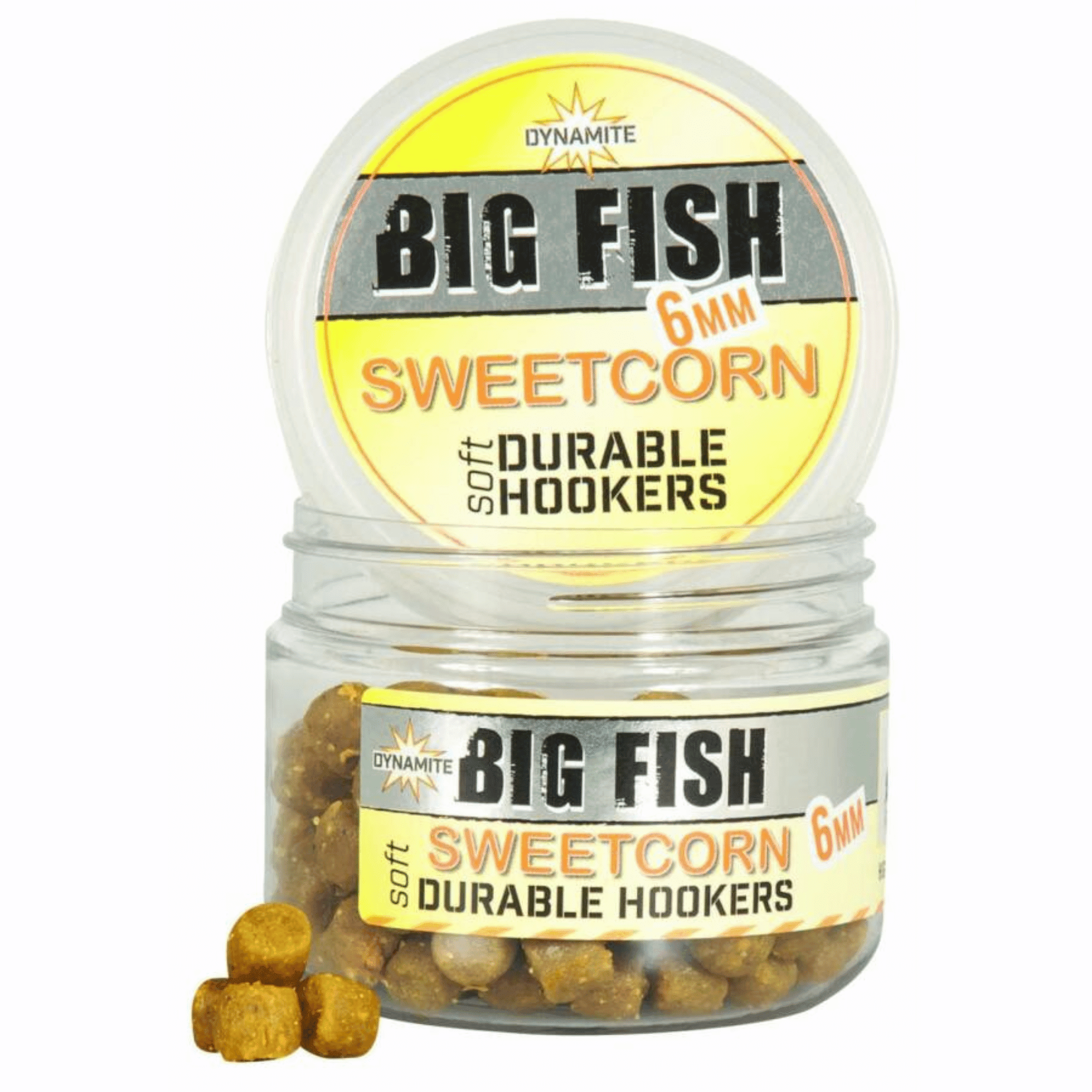 angeln, soft hookers, süßmais, 6mm, strapazierfähig