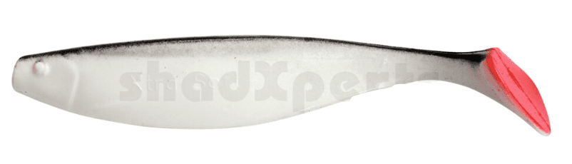 weiches Kunstköder, Softbait, Würfelform, farbiger Schwanz, Kunststoff-Angelköder