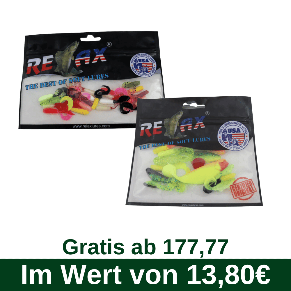 Angelhake, Weiche Köder, Angelköder, Neonfarben, Beutelset