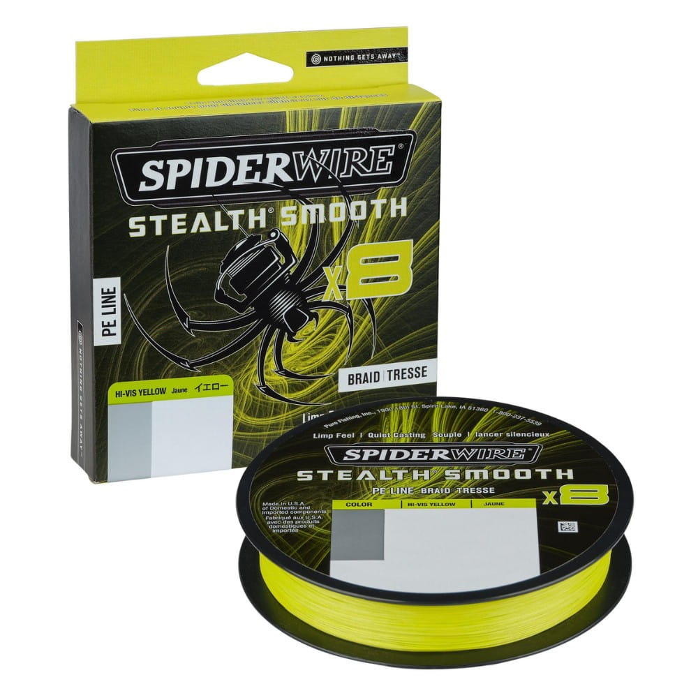 Spiderwire Stealth Smooth x8 PE-Braid 0,19 mm 18,0 kg 150 m żółty