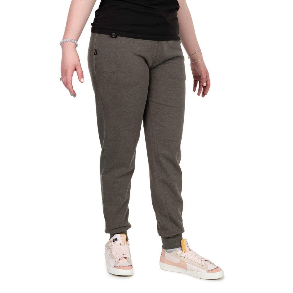 Pantalones con puños anchos de movimiento para mujer, negros