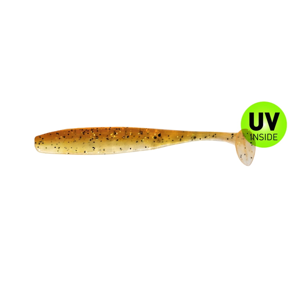 Relax Bass Shad 7 cm (2,5") Goldpearl-Motoroil-Glitter 10 pieces Baseball, Baseballschläger, Sport