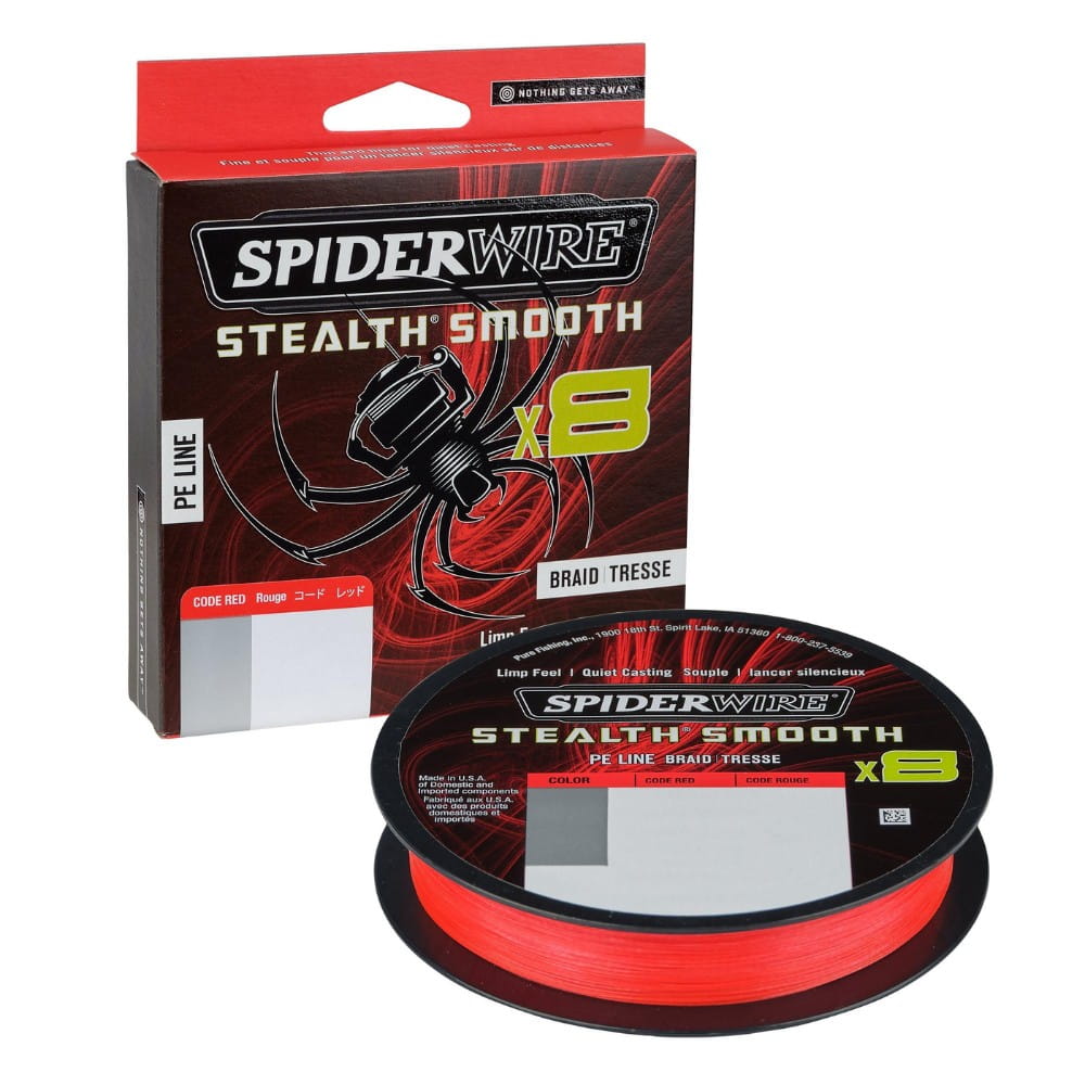 Spiderwire Stealth Smooth x8 PE-Braid 0,15 mm 16,5 kg 150 m red
