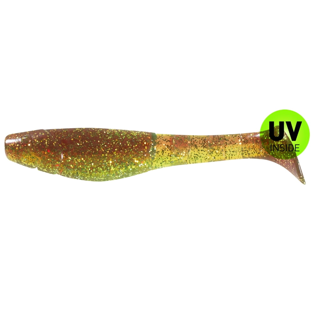 Relax Kopyto-Classic 11 cm (4") Vert (Chartreuse)-Glitter Motoroil-Glitter 10 Pièces Relax Kopyto-Classic 11 cm (4") Vert (Chartreuse)-Glitter Motoroil-Glitter 10 Pièces