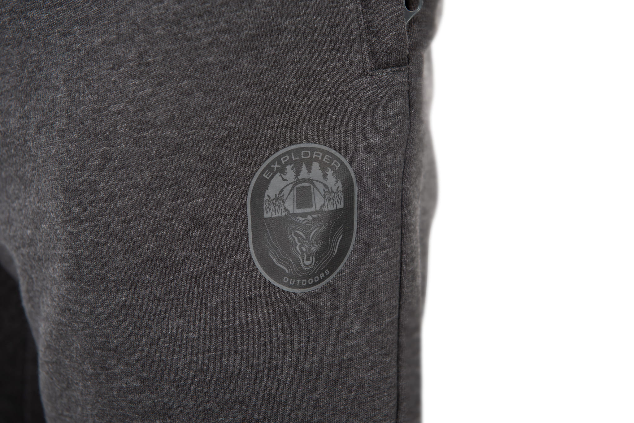 fleece, pants, logo, Outdoor, dunkelgrau