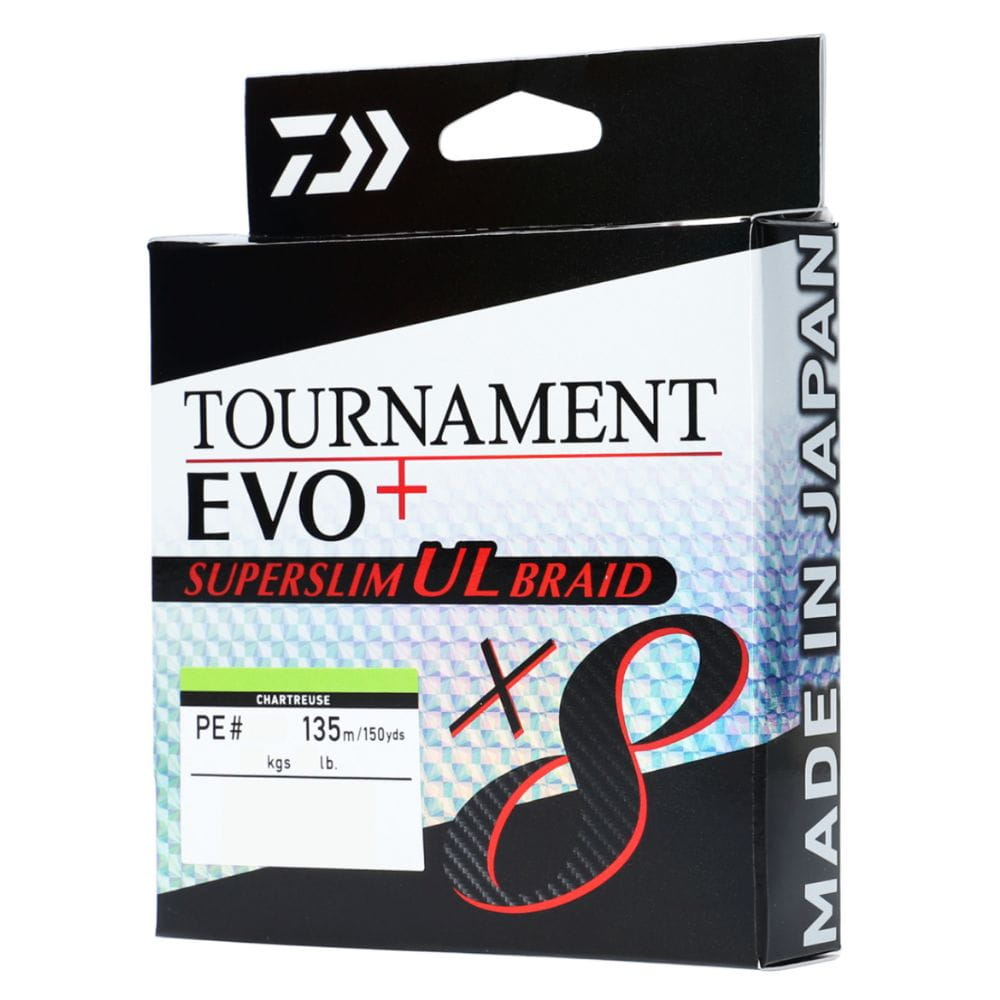 Daiwa TNx8 EVO+ Super Slim UL 0,05 mm 6,40 kg 135m Chartreuse Kiste