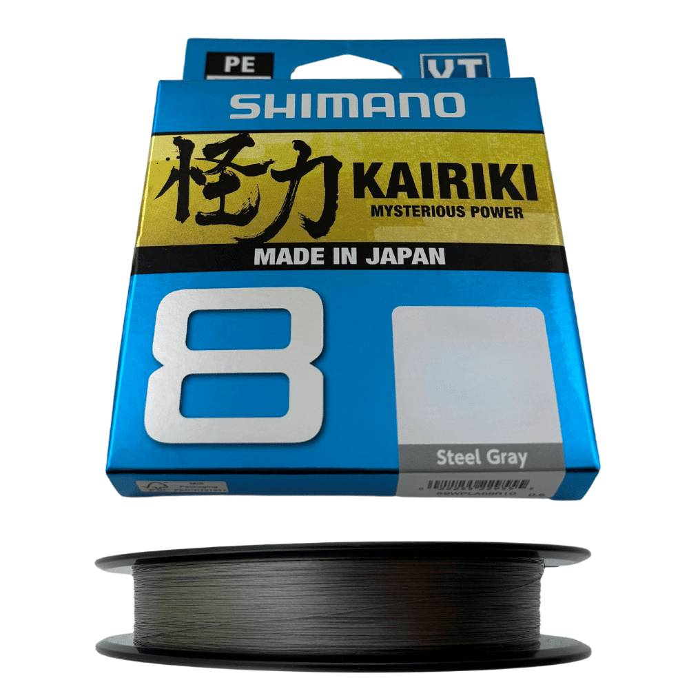 SHIMANO Kairiki 8 Treccia Intrecciata Multicolore - 150m, 0.35mm / 39.5kg - Jigging Acqua Dolce E Salata