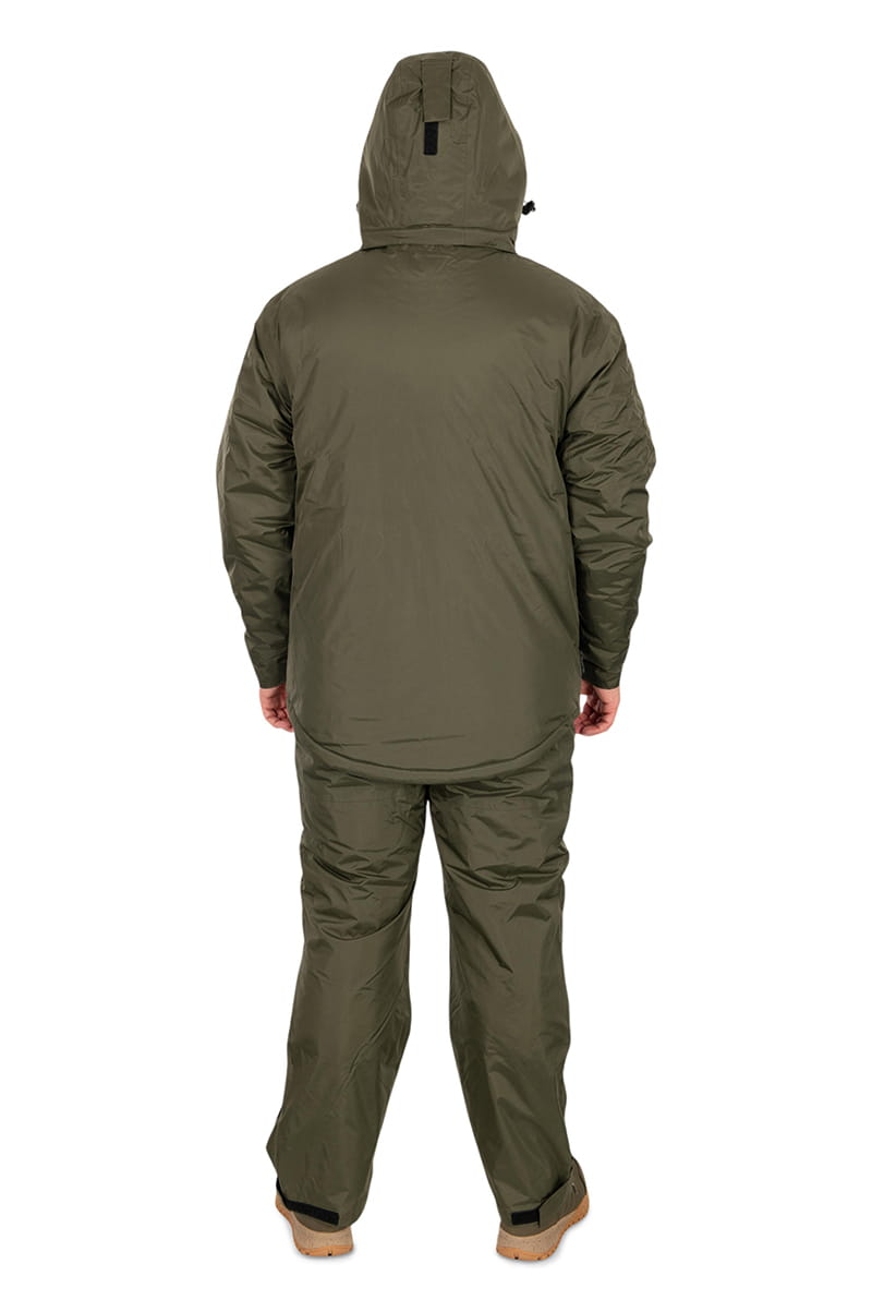 Fox Collection V2 Winter Suit L – Bild 5, Regenanzug, Kapuze, Olivgrün, Jacke und Hose, Outdoorbekleidung