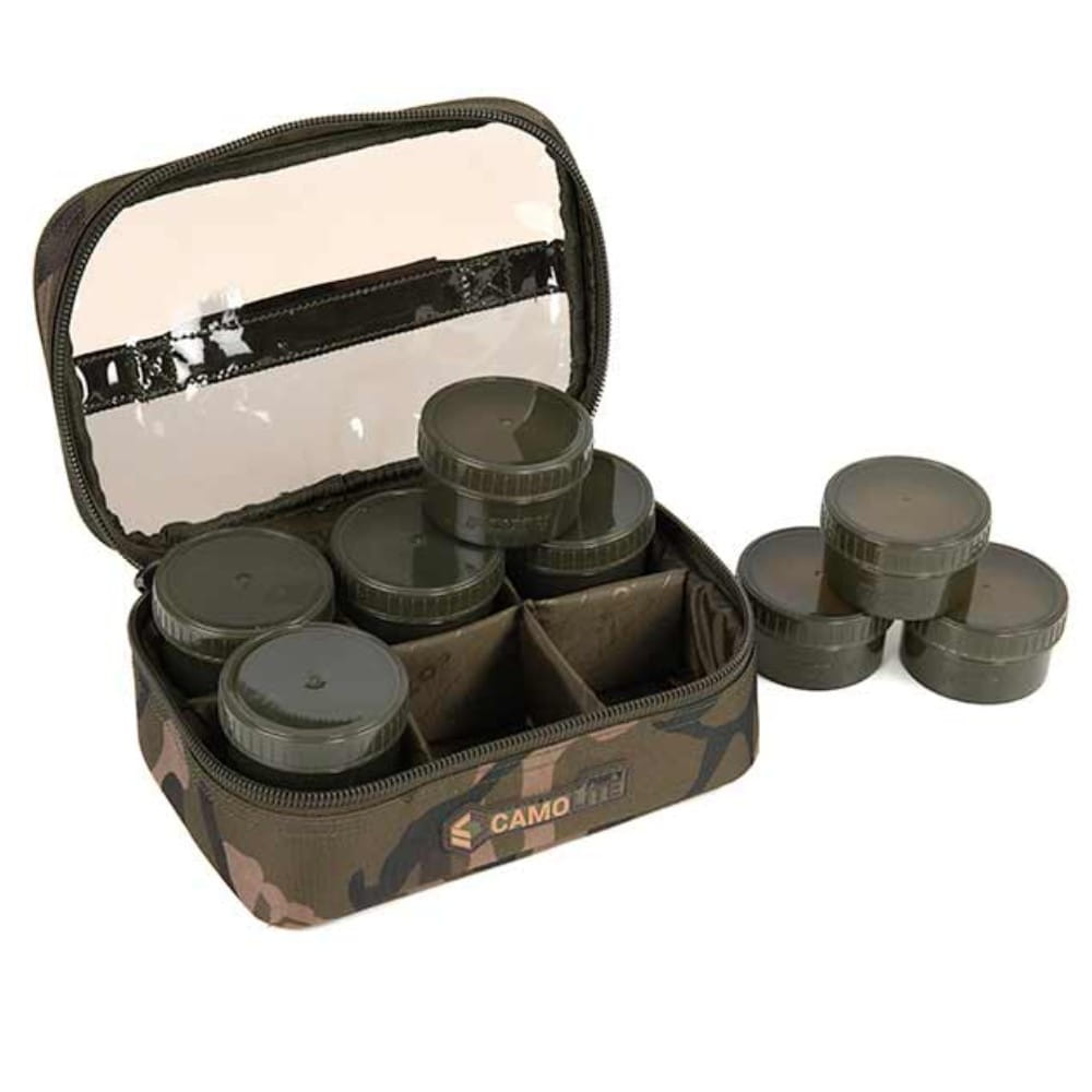 Fox Camolite 8 Pot Hookbait Case Fox Camolite 8 Pot Hookbait Case