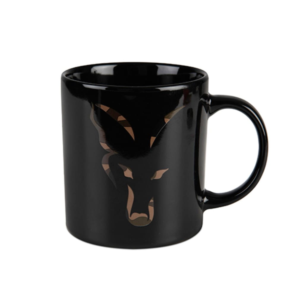 Fox-Black-Camo-Head-Caramic-Mug-CCW024 Taza caramica Fox Black & Camo Head
