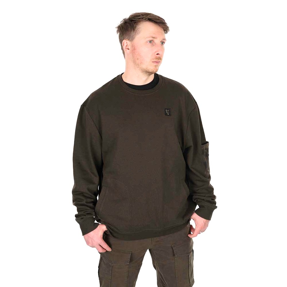 Fox LW Khaki Jumper Pullover Small Fox LW Khaki Jumper Pullover Small