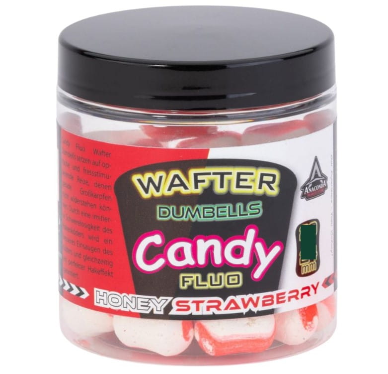 Anaconda Candy Fluo Wafter Dumbells Strawberry/Honey 16-20 mm