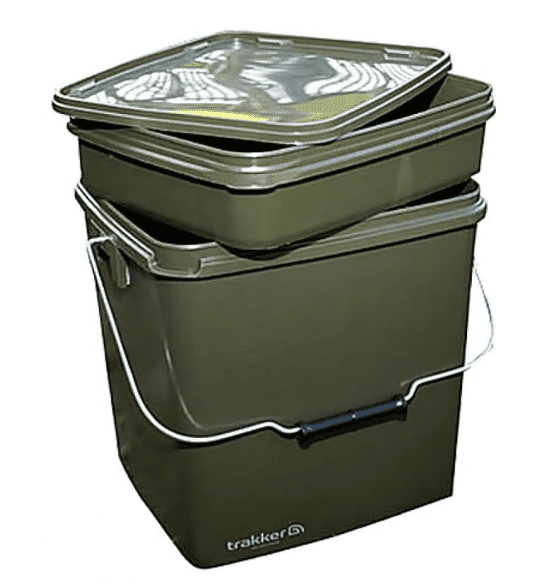 Trakker Olive Square Container inklusive Tray 13 Litre