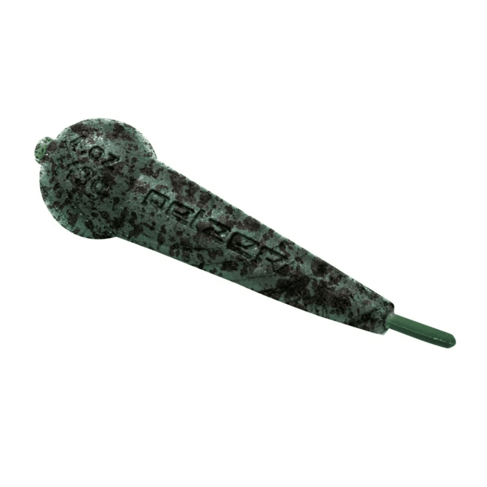 Pelzer Inline Bomb avec insert en caoutchouc mat vert avec taches 128g - Prix par pièce Pelzer Inline Bomb avec insert en caoutchouc mat vert avec taches 128g - Prix par pièce