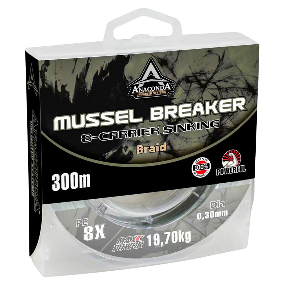 Anaconda Rompemejillones X-8 0,30 mm 19,7 kg 300m Anaconda Rompemejillones X-8 0,30 mm 19,7 kg 300m