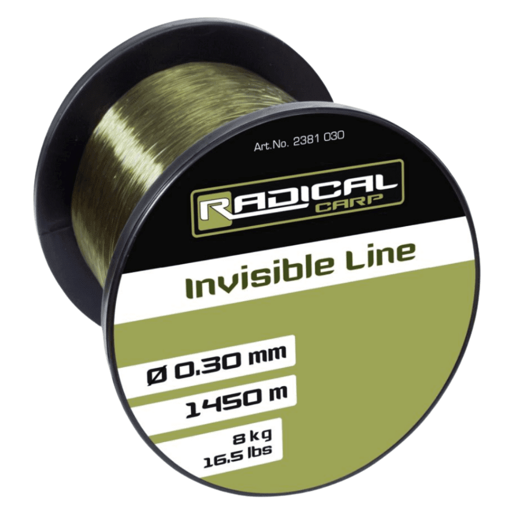 Hilo Invisible Radical 0.30mm 8kg 1450m Verde