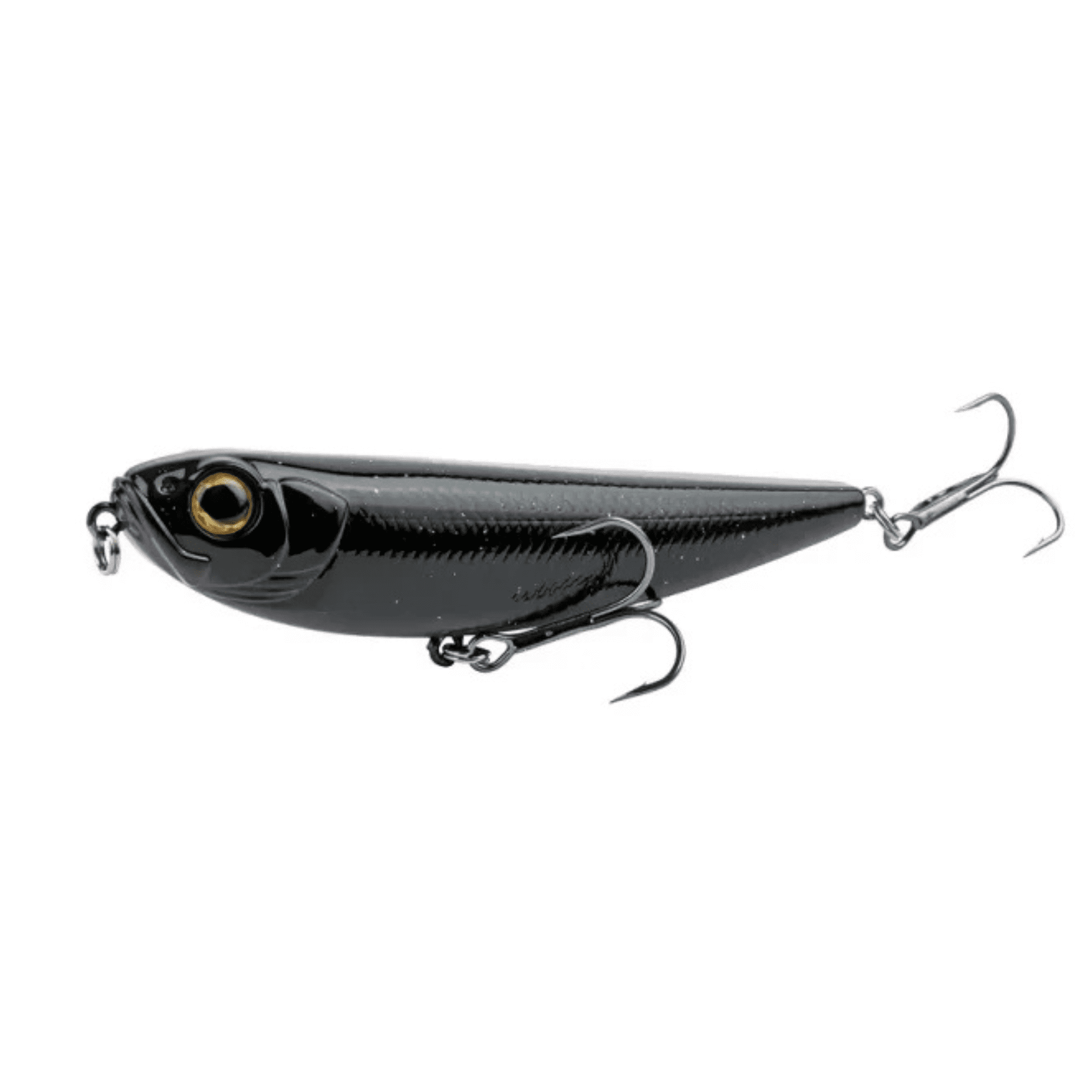 Shimano Yasei Shock Stick F 11cm 22g Black,  Angelköder,  Softbait,  Gummifisch,  schwarzer Farbton,  Haken-Tackle