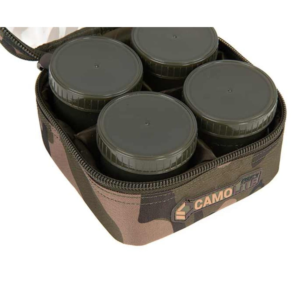 Fox Edges Hookbait pots Half - 6 barattoli per esche da pesca