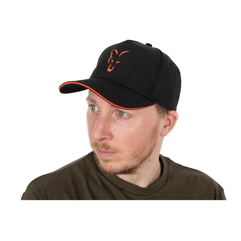 Casquette Fox Collection Noir & Orange