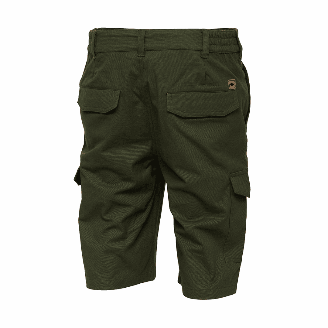 shorts, cargo, olive, knielang, taschen