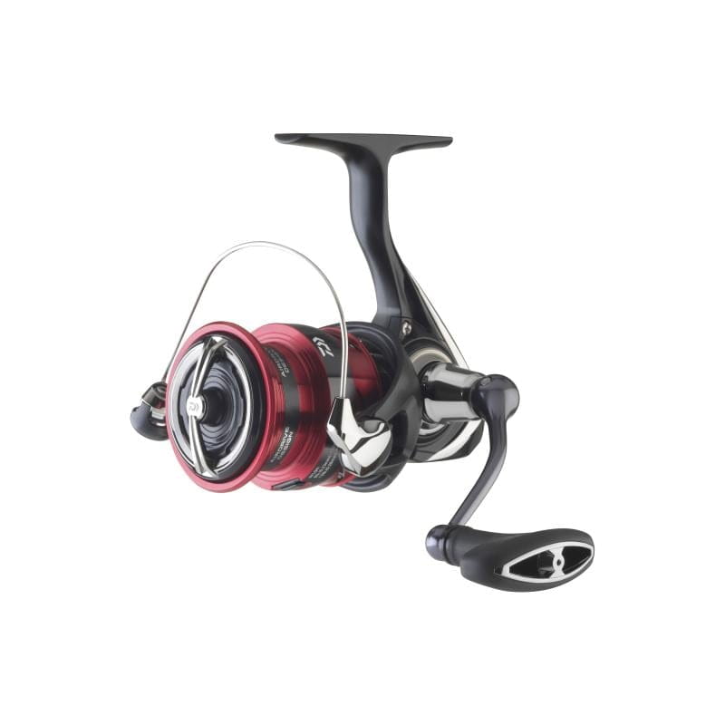 Angeln Reel, Angelnrolle, Spinning Reel, rote Spule, Druckeinstellung