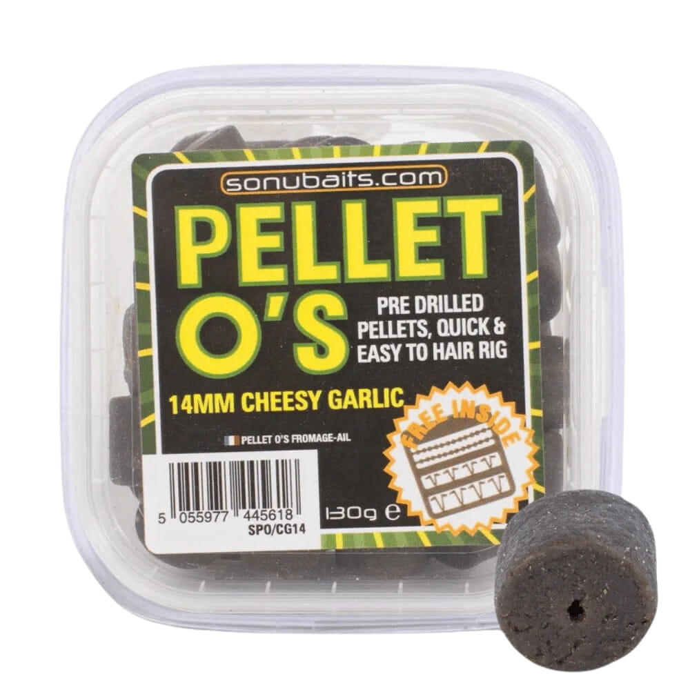 Sonubaits Pellet O's 14 mm 130 g Cheesy Garlic