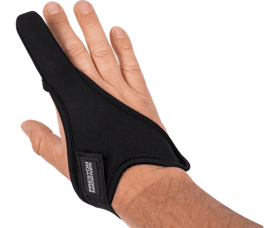 Preston Extremity Finger Stall, Handgelenkbandage, Handgelenkstütze, fingerlos, Neopren, verstellbarer Gurt