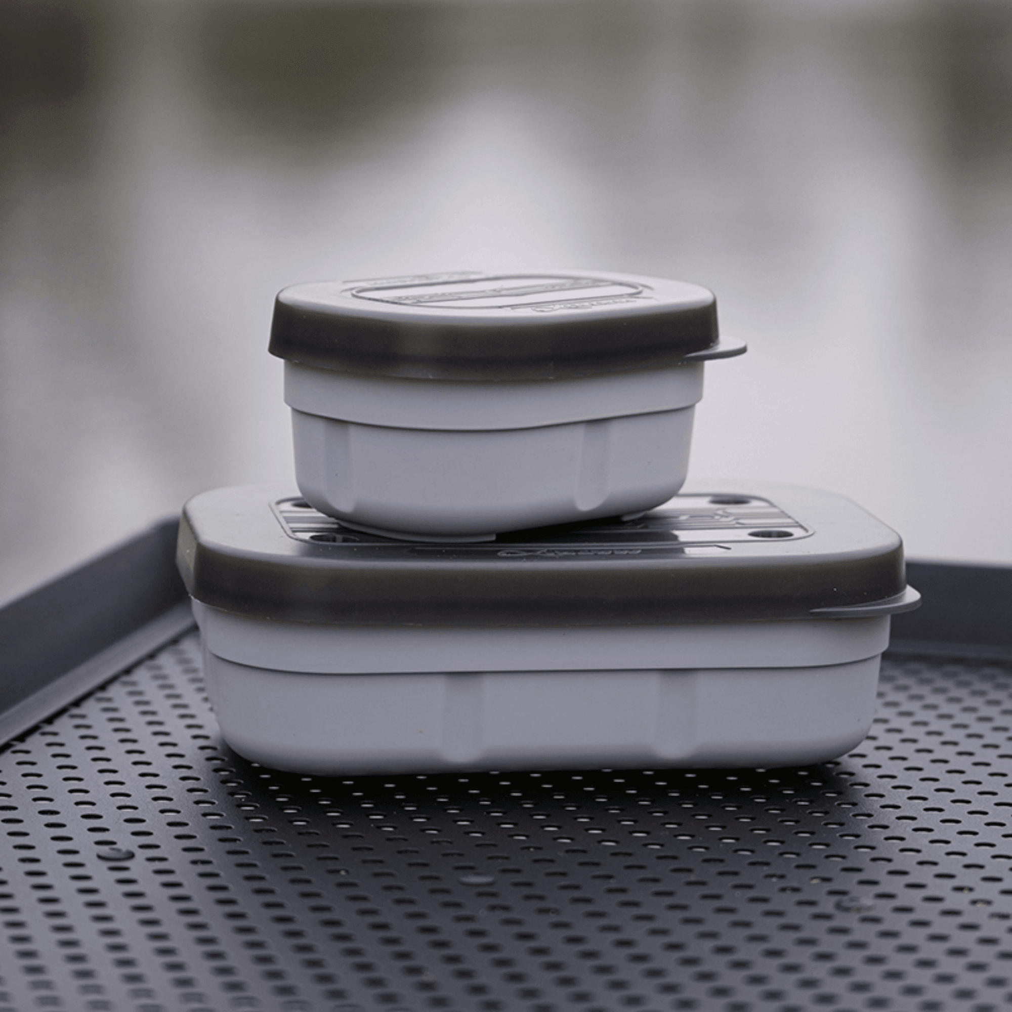 Lunchbox, Container, White, Stacked, Lid