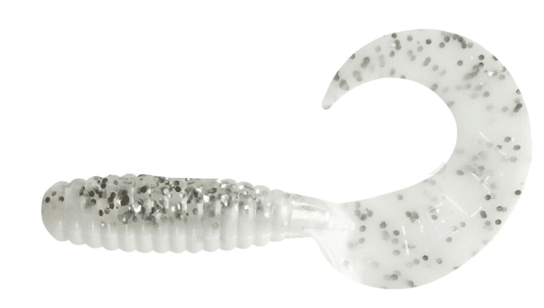 Gummiwurm, Köder, Gummi, Tailworm, Schwarz-weiß