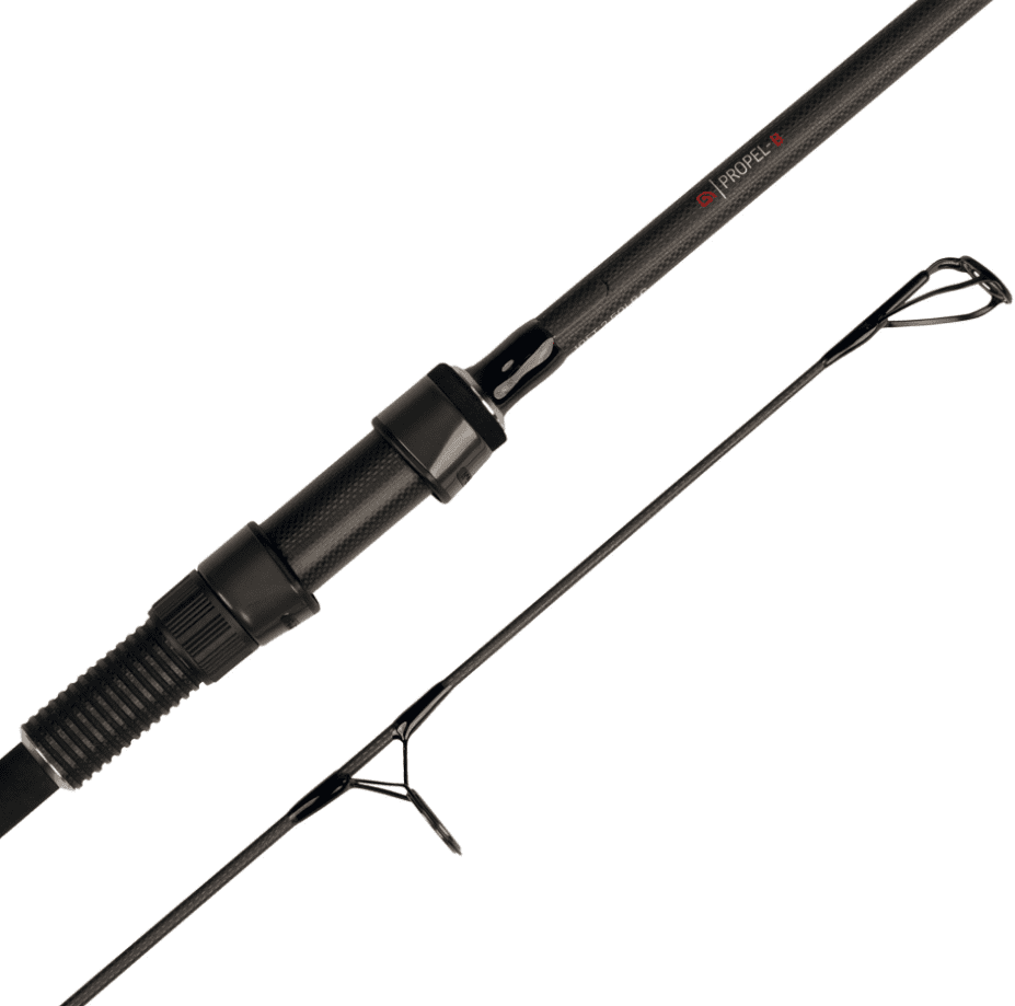 fishing rod, Kohlefaser, ziehbar, Führungsgleiter, schwarz