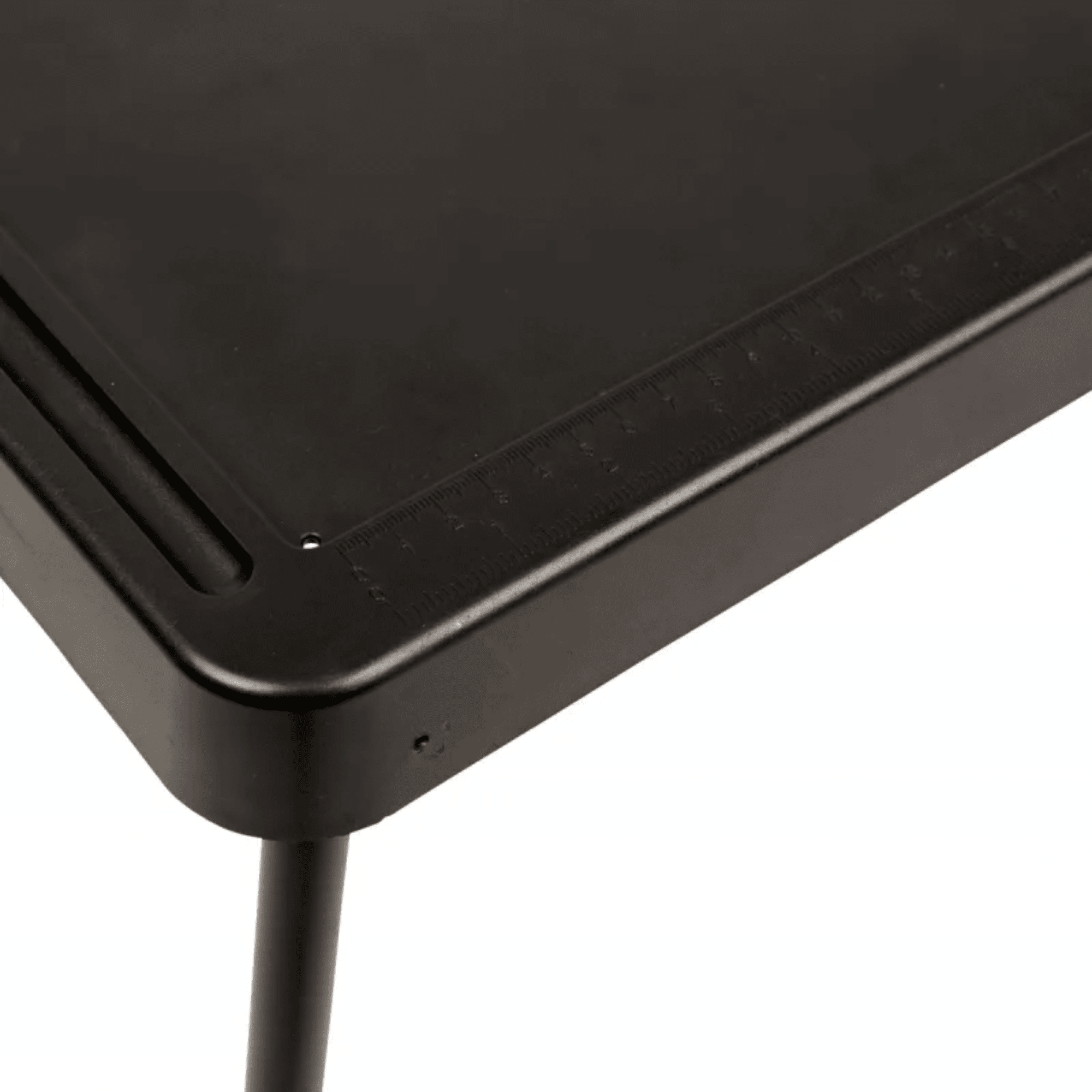 tisch, tablett, metall, schwarz, rastermaß