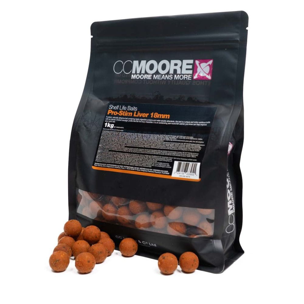 CC Moore Pro-Stim Liver Shelf Life Boilies 18 mm 1 kg Essen, Nuss, Pflanze, Produzieren, Gemüse