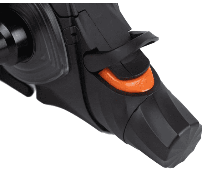 Gurtverschluss, Kabelbinder-Fassung, Schulter-/Schaft-Mechanismus, Gummi-Griff, Werkzeugkappe