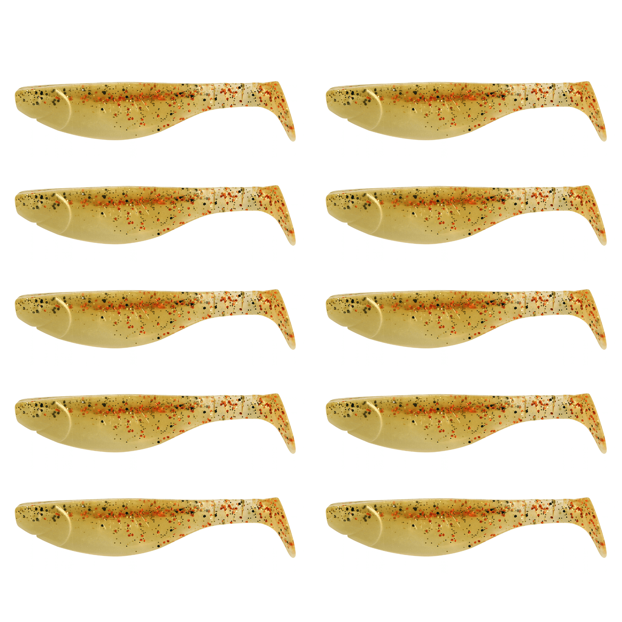 Relax Kopyto River 11cm (4") Goldperl / Desert-Sand 10 Stück – Bild 2, Softbait, Shad, Kunststoff-Sonnenblinker?, Köder?, Angellkolle