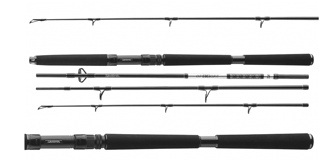 Daiwa BG Offshore Reizen 240cm 40-125g 4-delig Fischen, Draußen, Wasser, Angler, Pistole