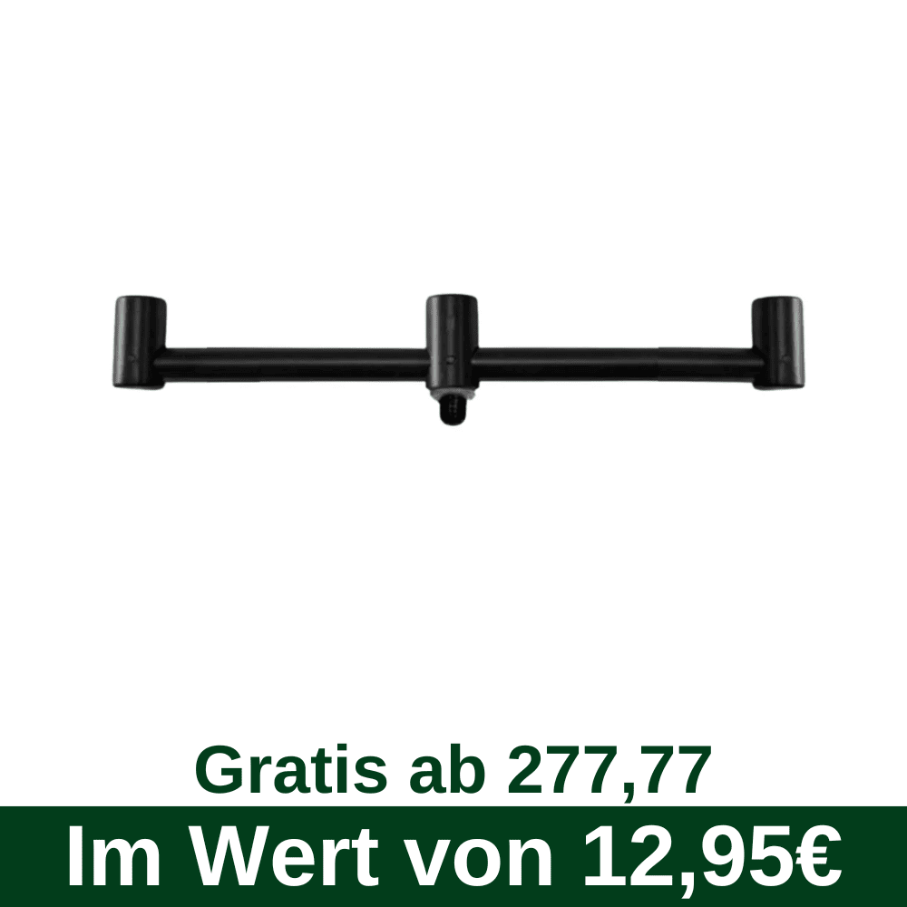 T-rail bar, Clamping rod, Attachment bar, Halterung, Schwarz