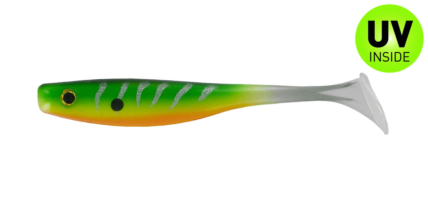 SX Suicide Shad 9 cm (3,5") Silver Tiger 5 bucăți SX Suicide Shad 9 cm (3,5") Silver Tiger 5 bucăți