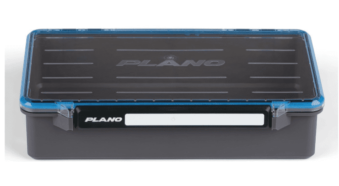 Plano Waterproof Stowaway 3700 Deep Stow Tackle Box, box, storage, plastic, gray, transparent-lid