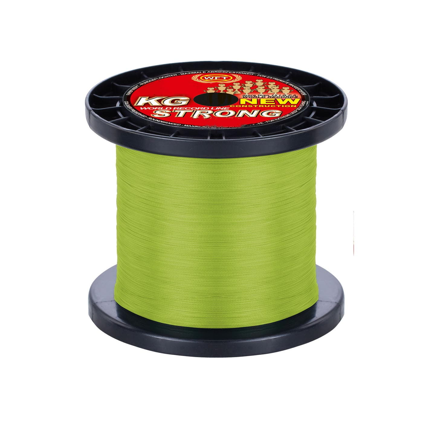 WFT 0.39 mm 67 kg Strong Chartreuse - 600 m Braided Fishing Line