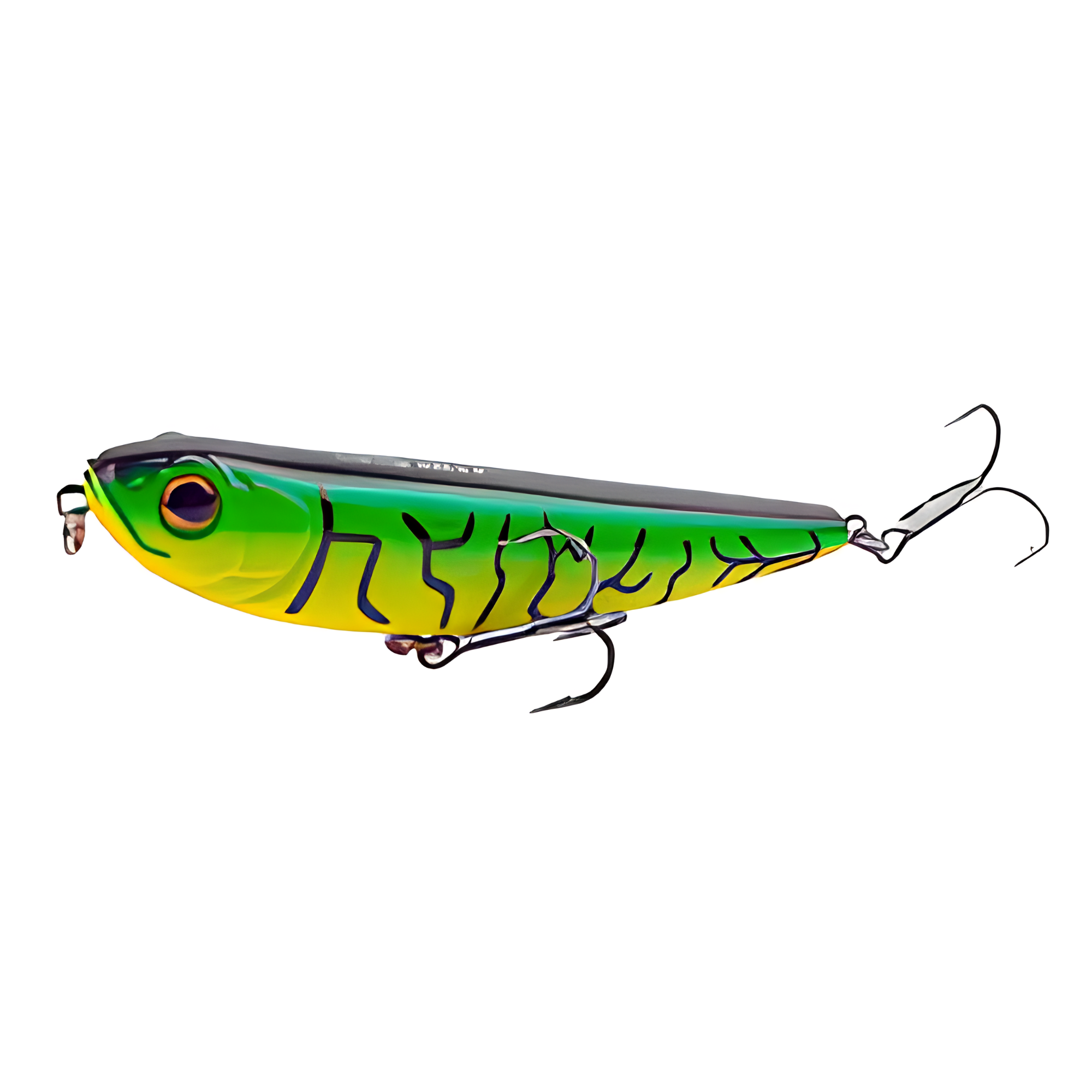 Shimano Yasei Shock Stick F70 7cm 7g Firetiger, Angelköder, Kunststoffköder, Lachsköder, Shallow-diver, Hakenverbindung