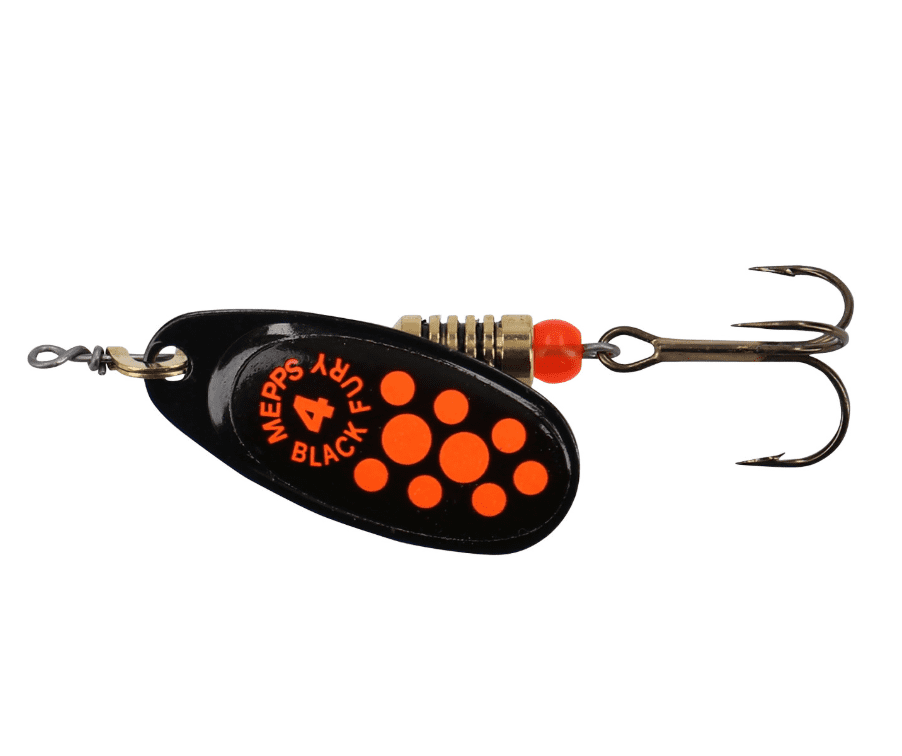 Mepps Black Fury Nero con punti arancioni Gr. 4 8g Elektronik, Hardware, Rauchrohr
