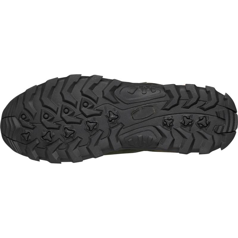 Gummisohle, Trail-Schuh, Schwarz, Muster, Stollen