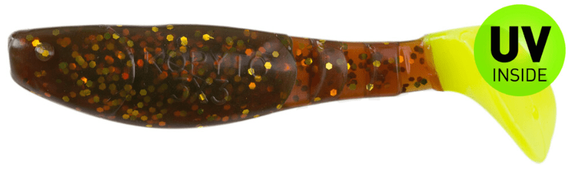Gummi Jigs, Köder, Kunststoff, glitter, UV-Inside