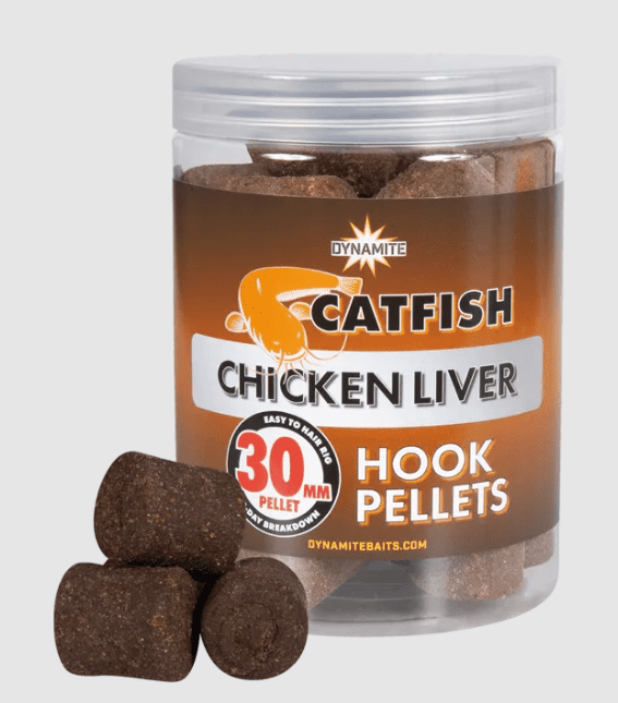 Dynamite Baits Kuřecí játra Háček Pelety 30mm Schokolade, Essen, Tasse, Kakao, Kann