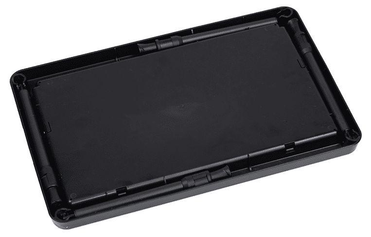 tool tray, black tray, plastic tray, folding tray, accessory tray