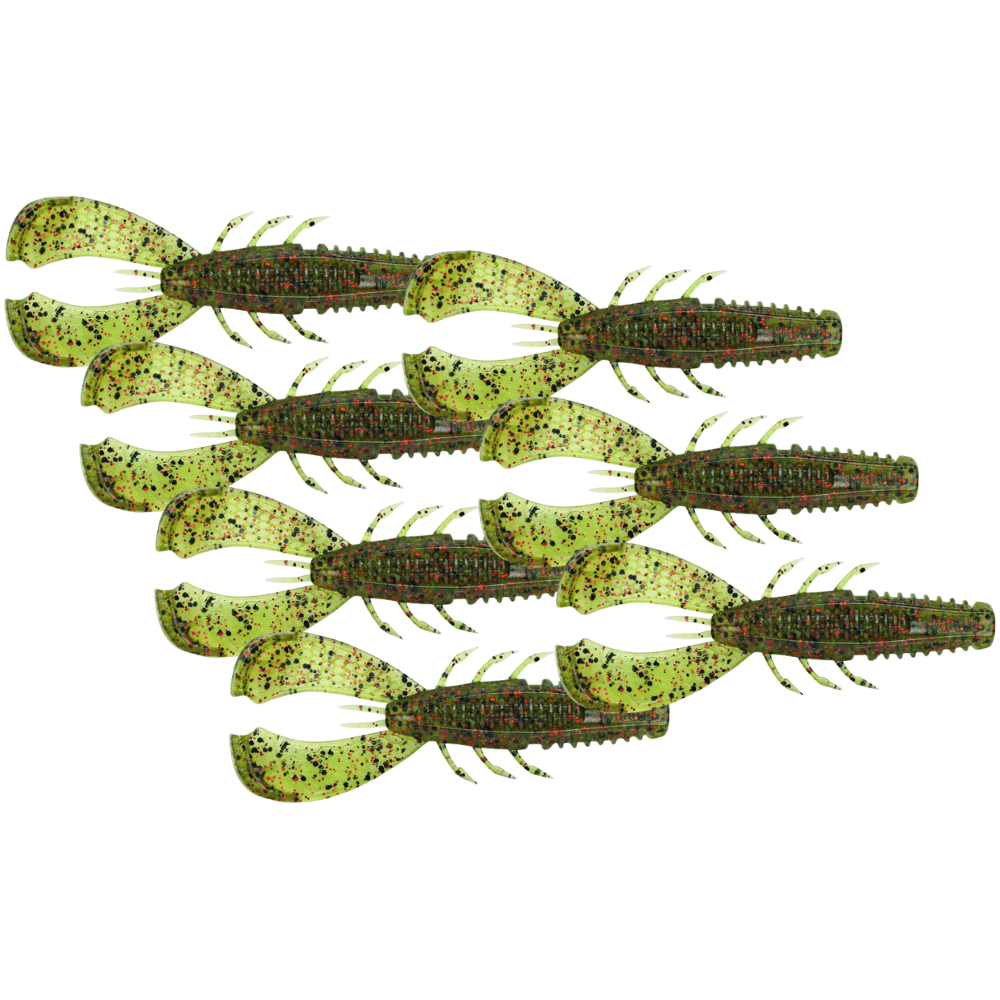 Rapala Crushcity Cleanup Craw 9cm 8g Watermelon Red 7 stuks Besteck, Löffel, Zubehör