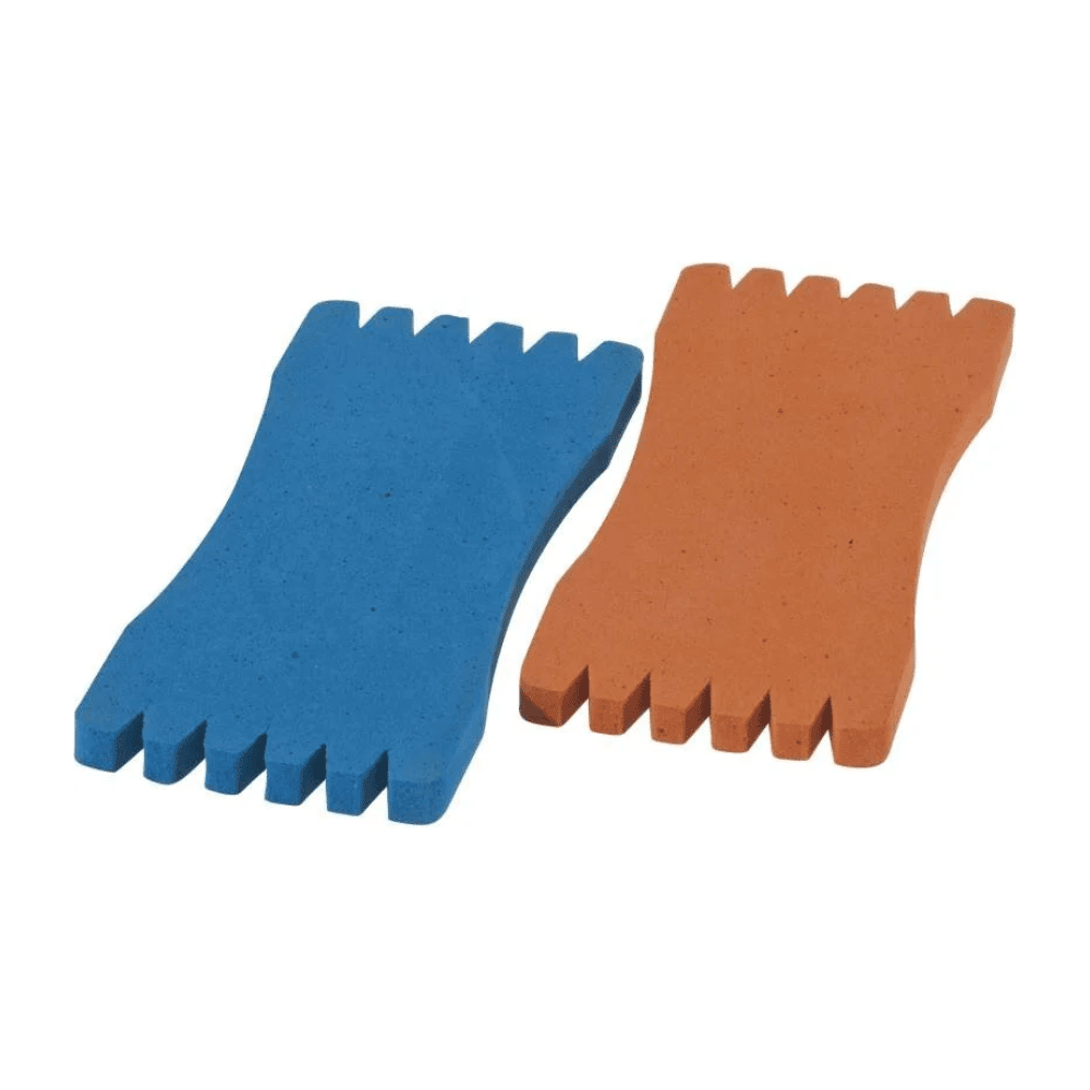 Sänger EVA Rig Boards 12,5x5,5cm Bleu Orange 2 Pièces Bekleidung, Handschuh